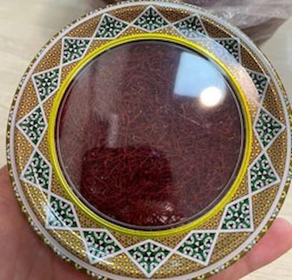 تصویر 1 از قیمت خرید ظرف یک کیلویی زعفران + فروش عمده